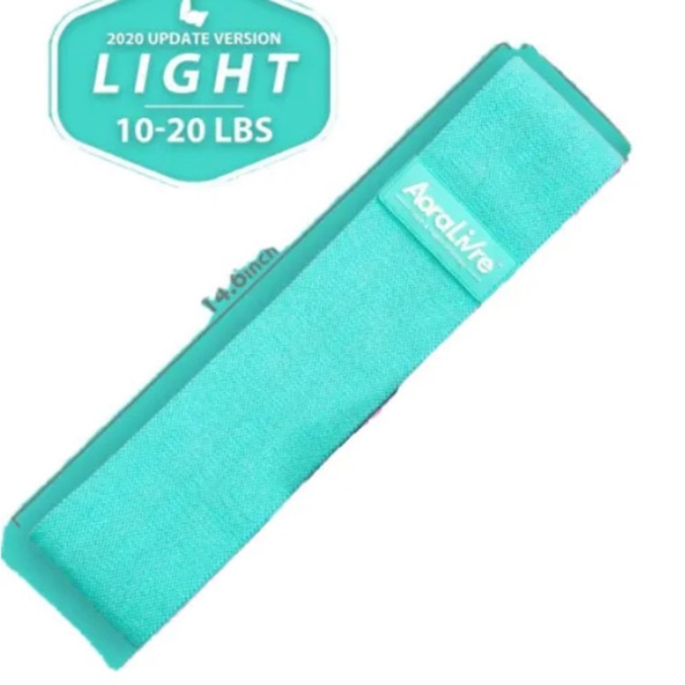 Aoralivre Fabric Light Resistance Band Legs/Butt/Glute/Squat Stretch Workout